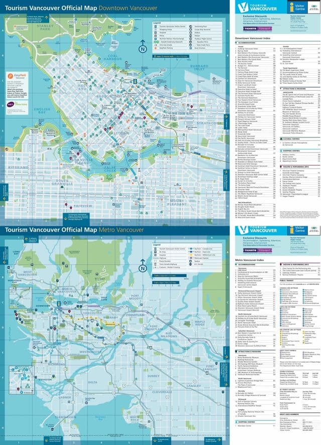 温哥华城市地图